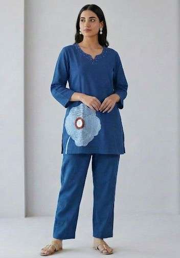 HIGH BRAND COTTON FLEX CORD SET WITH DESIGNER FESTIVAL OUTFI...