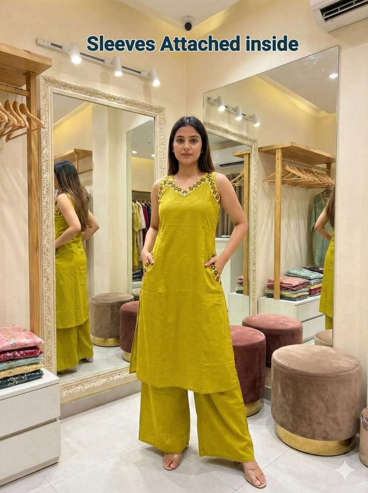 HIGH BRAND WESTERN COTTON CORD SET WITH POCKET FASHION EXPOR...