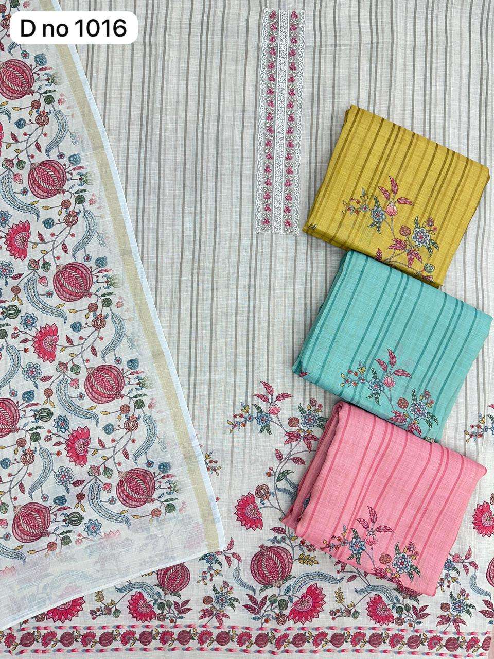 IBIZA LILEN FABRIC DESIGNER SALWAR SUIT COLLECTION LOW RATE ...