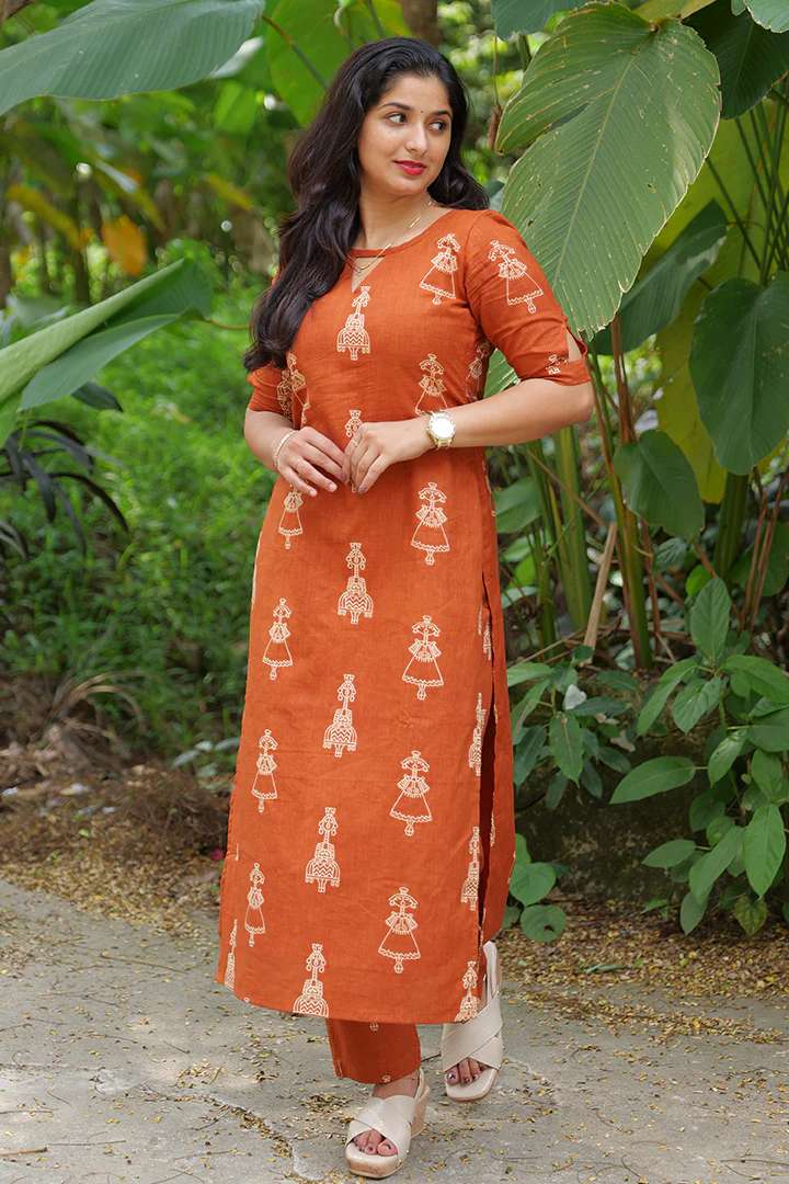 JAIPUR COTTON DESIGNER CORD SET TREND OUTFIT OFFICE BEST EXP...