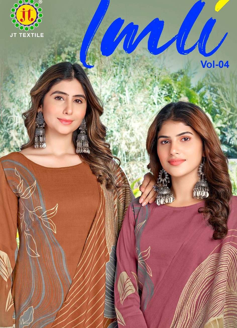 JAMATMAL LMLI VOL 4 RAYON FOIL FLORAL PRINT SALWAR KAMEEZ AT...