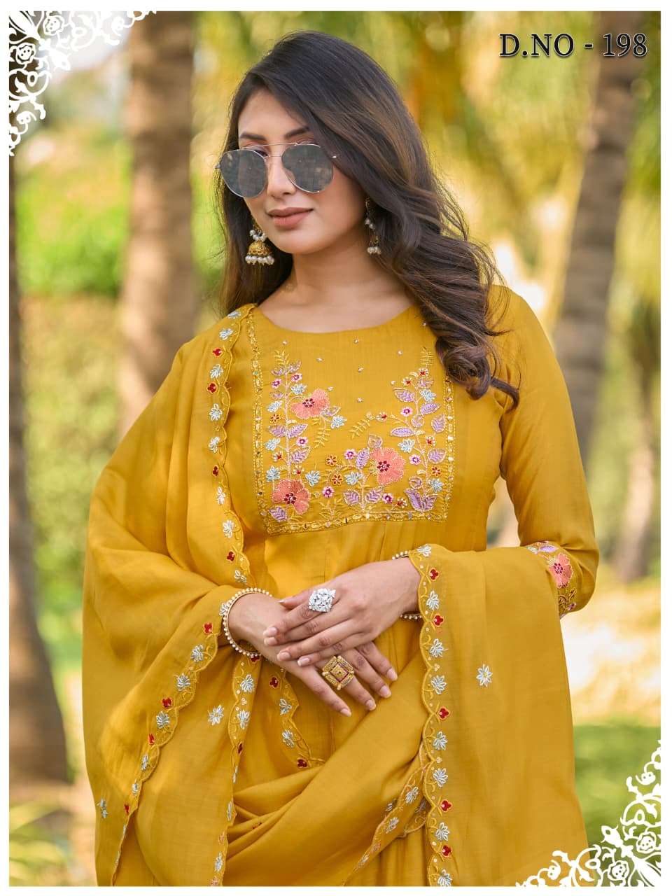 KADLEE FASHION STUDIO 197 & 198 CHANDERI COTTON INNER SALWAR...