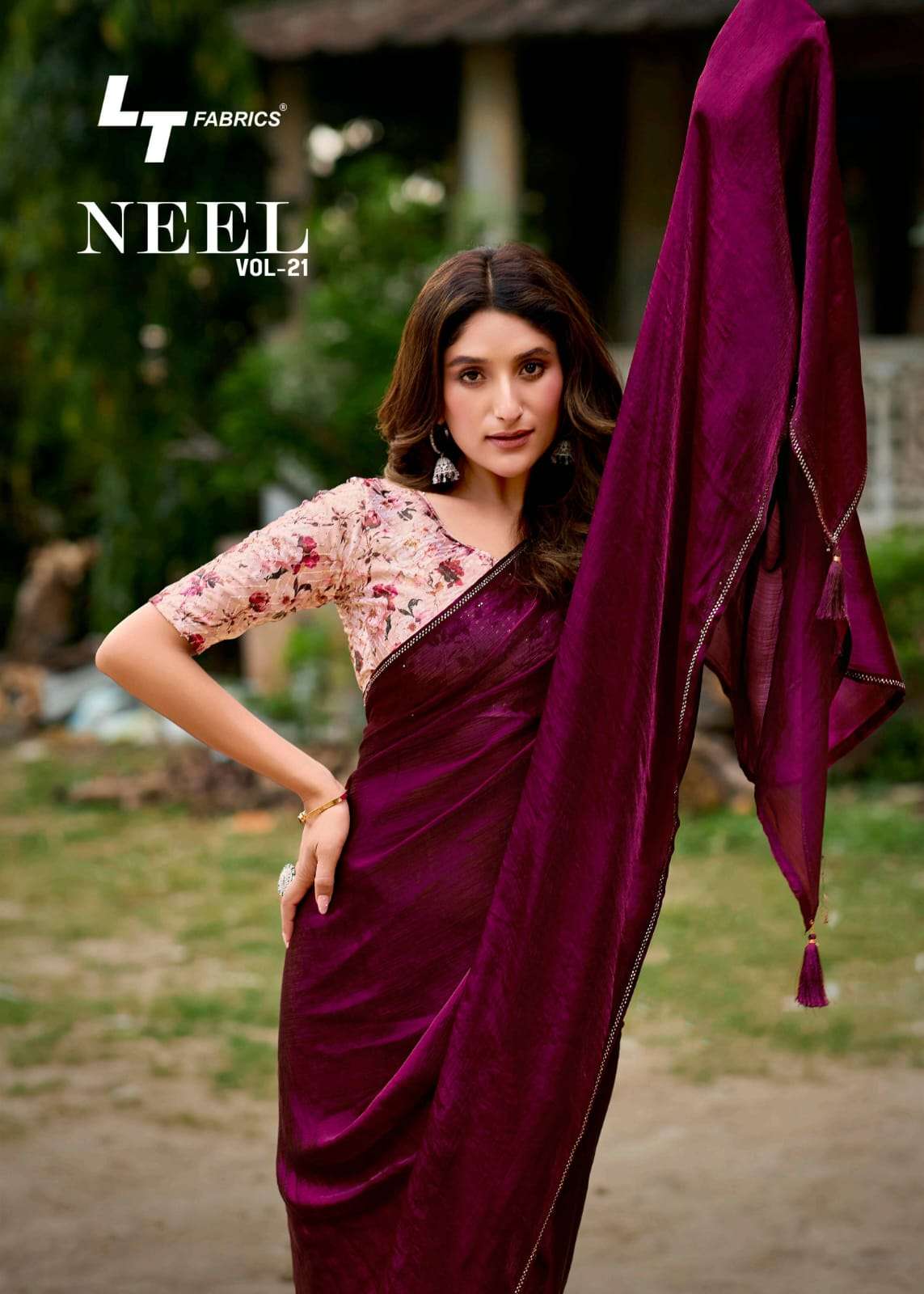 KASHVI CREATION NEEL VOL 21 MONO SATIN WITH SAWAROVSKI WORK ...