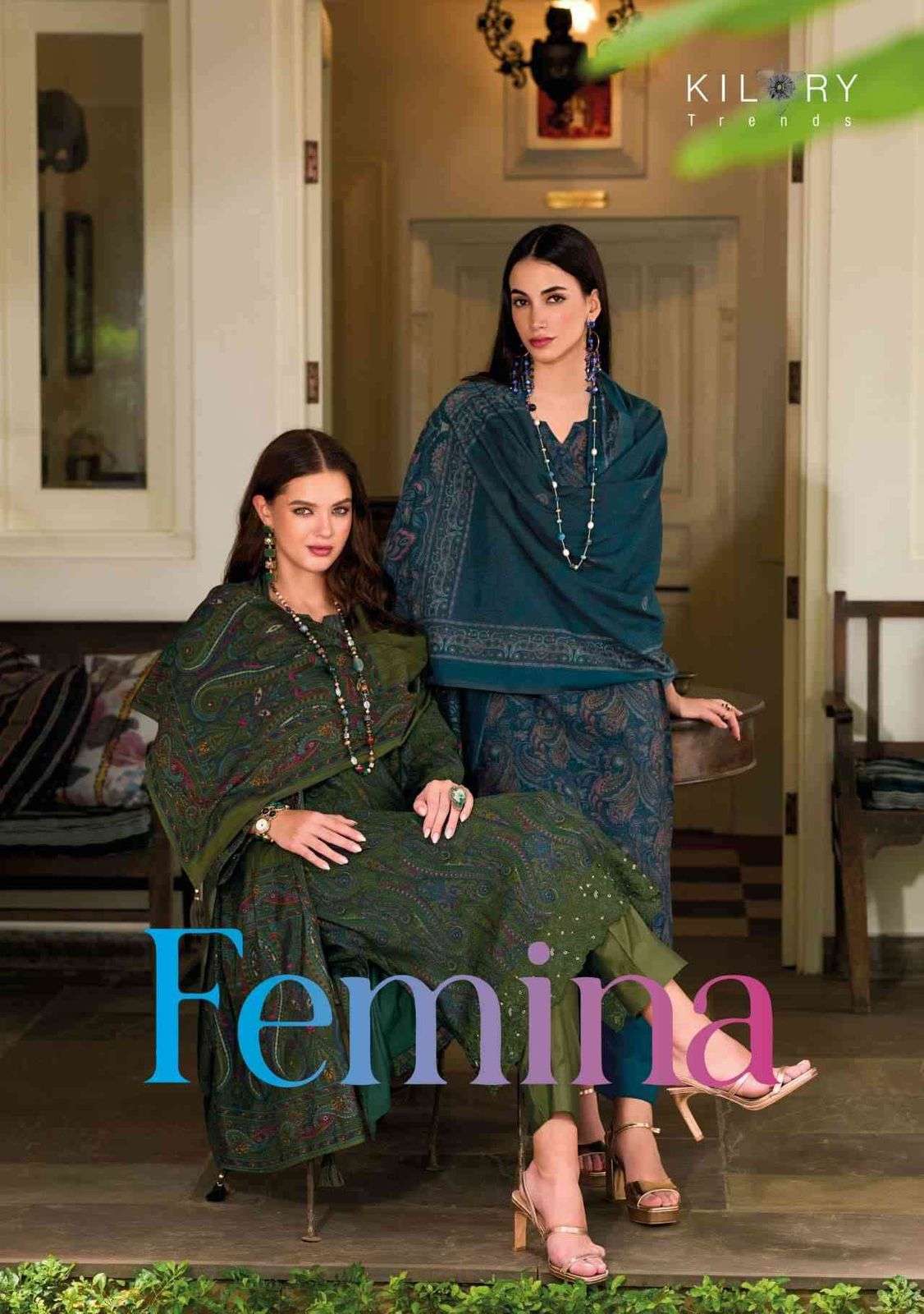 KILORY TRENDS FEMINA MODAL SILK DIGITAL PRINT KAMEEZ SUIT WH...