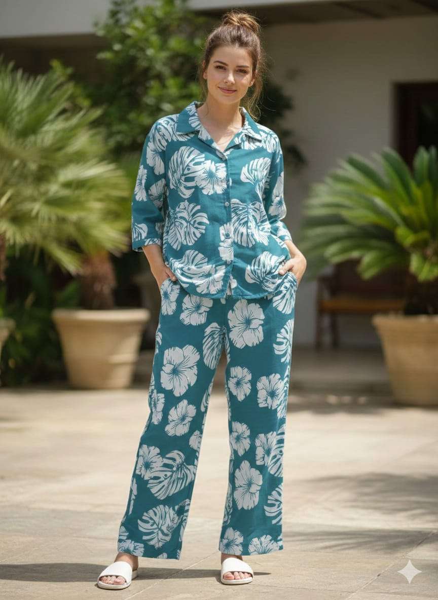 NEW RAYON PREMIUM CO ORD SET WITH POCKET PANT WHOLESALE RANG