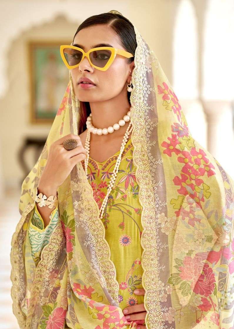 PAKIZA PRINTS FARAH VOL 14 KASHMIRI CHIKANKARI FULLWORK PAKI...