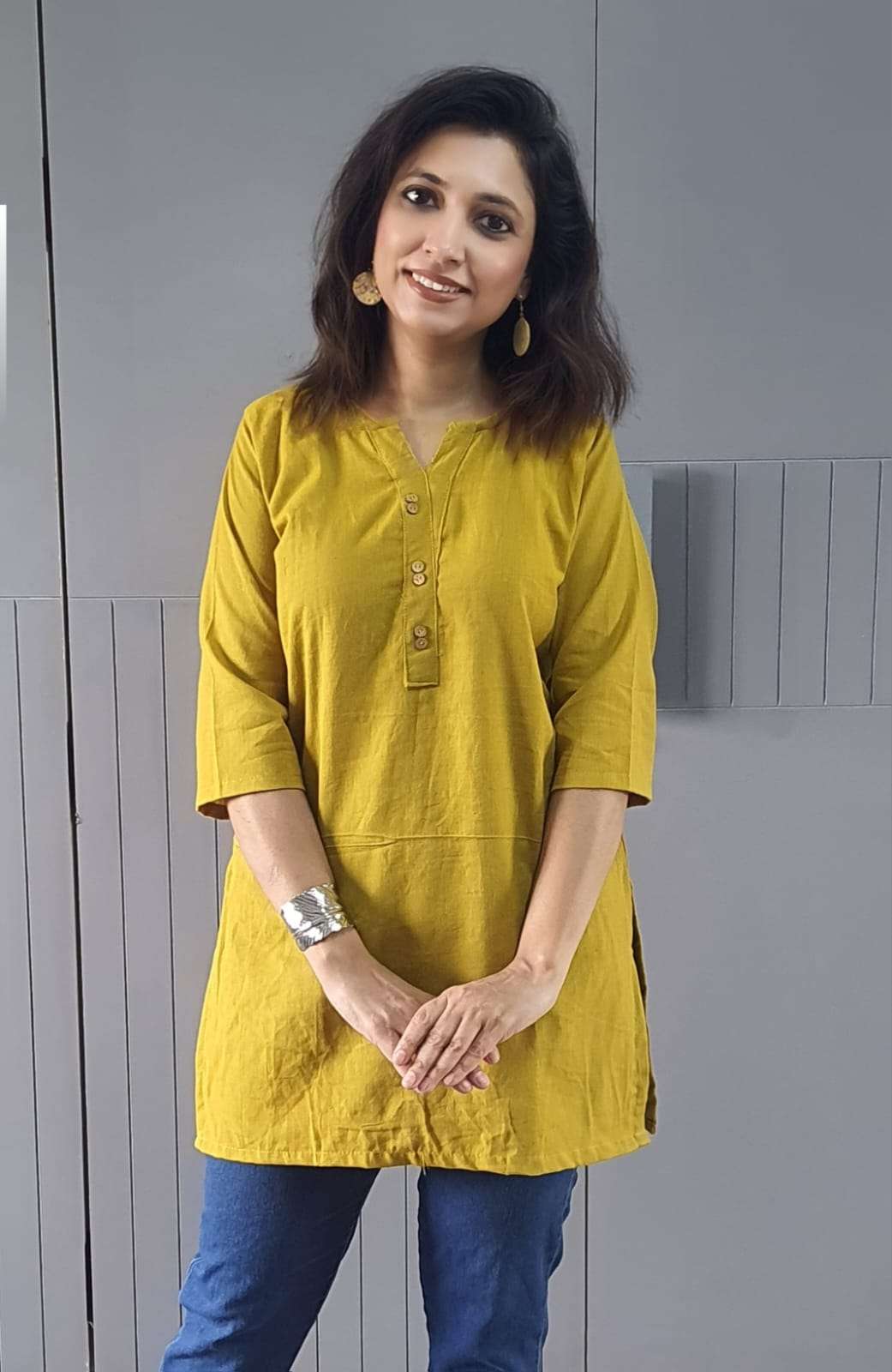 SAADA COTTON & CUT SHORT KURTI COLLECTION OFFICE & COLLEGE O...