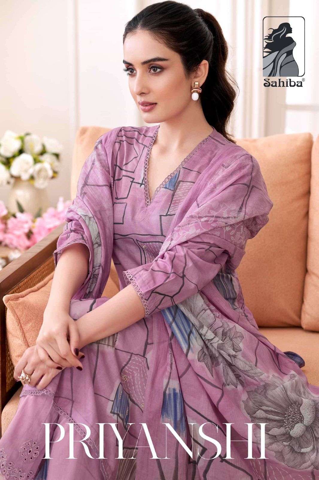 SAHIBA PRIYANSHI COTTON LAWN DIGITAL PRINT SALWAR SUIT HIGH ...