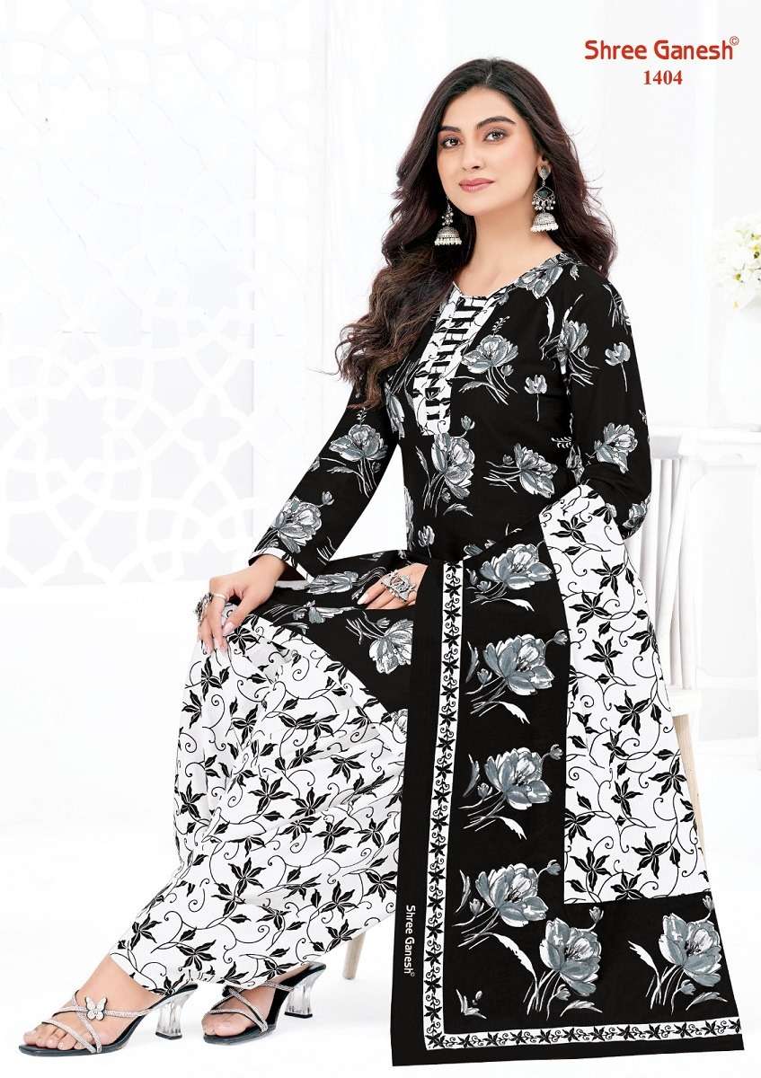 SHREE GANESH BLACK & WHITE SPECIAL VOL 4 COTTON PRINT SALWAR...