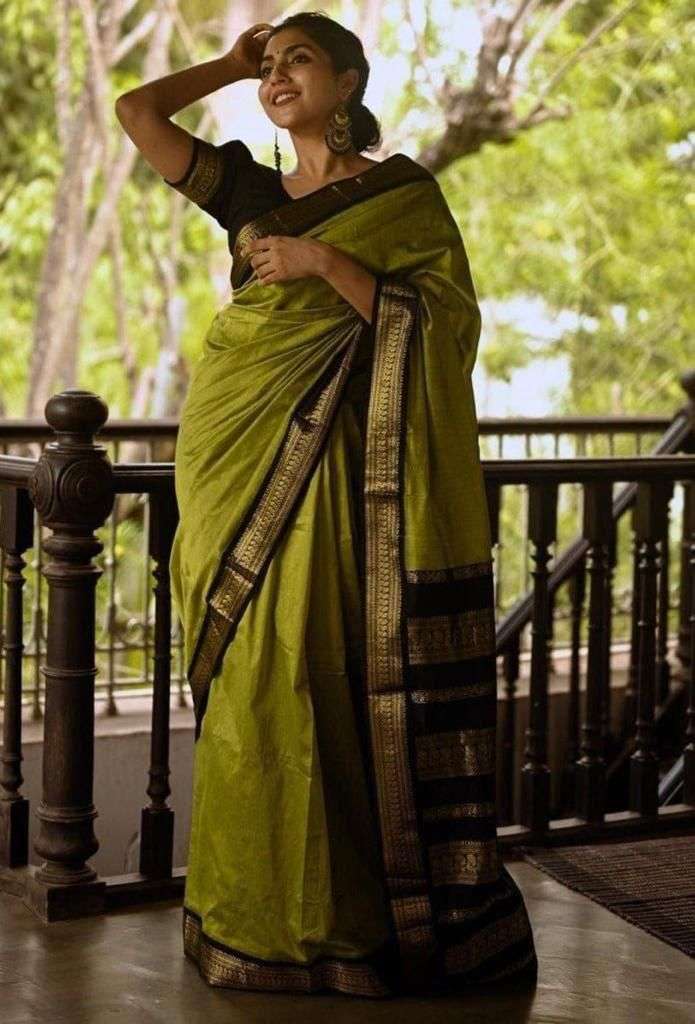 SILK RICH PALLU & JACQUARD WORK SAREE TO FESTIVAL CLOTH SURA...