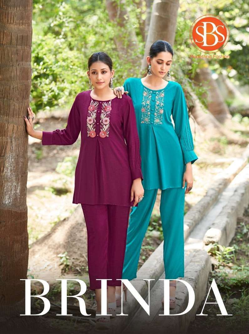 SUBHASH BRINDA RAYON CLOTH CASUAL CORD SET COLLECTION DEALER...