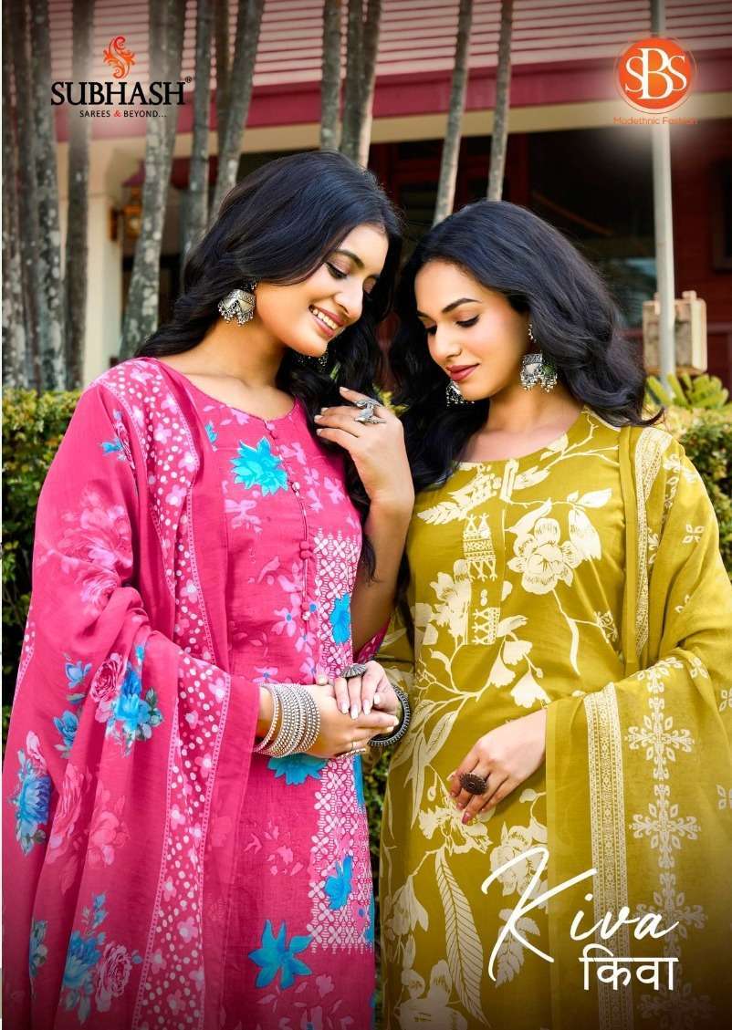 SUBHASH KIVA FESTIVAL SEASON COTTON FABRIC SALWAR SUIT WOMEN...