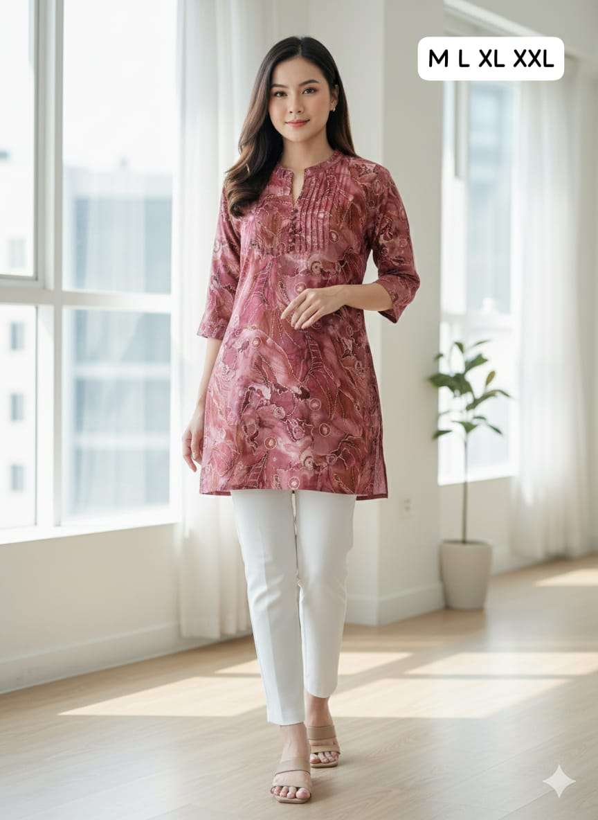 SUMMER SPECIAL COLLECTION RAYON DIGITAL PRINT TUNIC AT GIRL ...