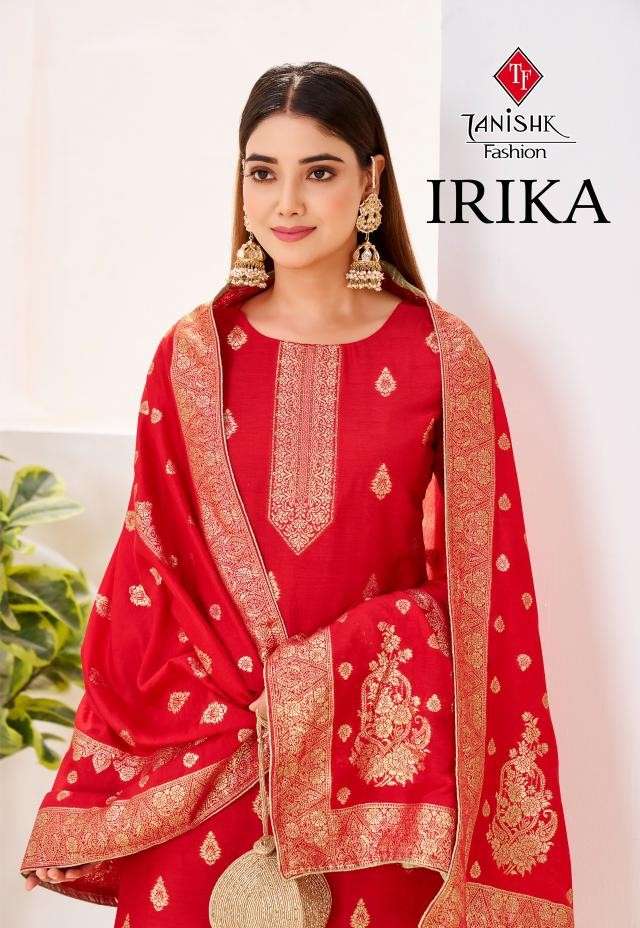 TANISHK IRIKA MUSLIN QUALITY GOLDEN DESIGN SALWAR SUIT REGUL...