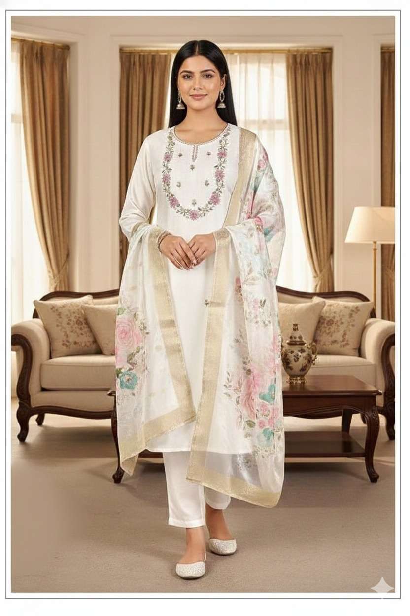 VIVAN DOLLA WITH KHATLI WORK FANCY SUIT COMBO RESELLER SURAT...