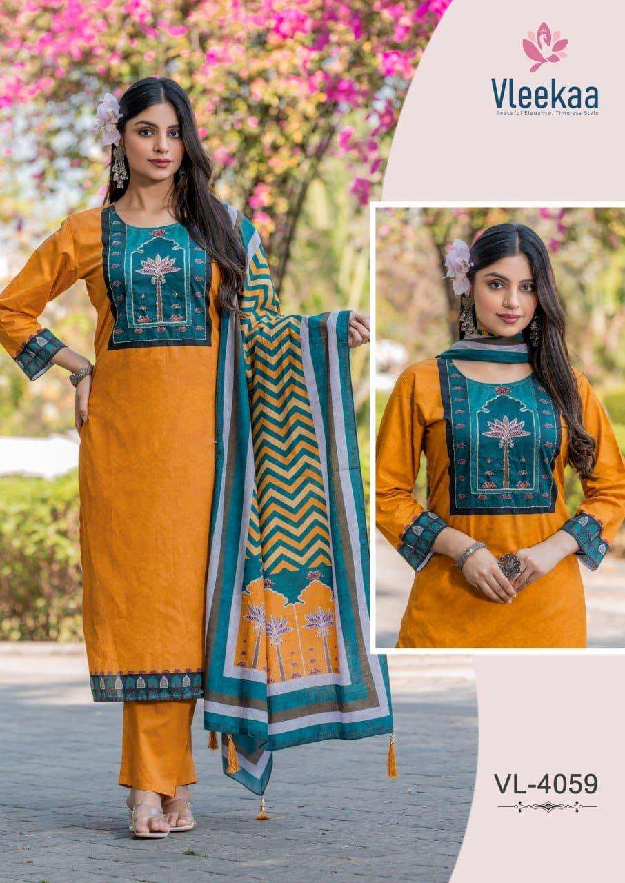 VLEEKAA PURE COTTON PRINT JAIPUR STYLE SALWAR SUIT PARTY ETH...