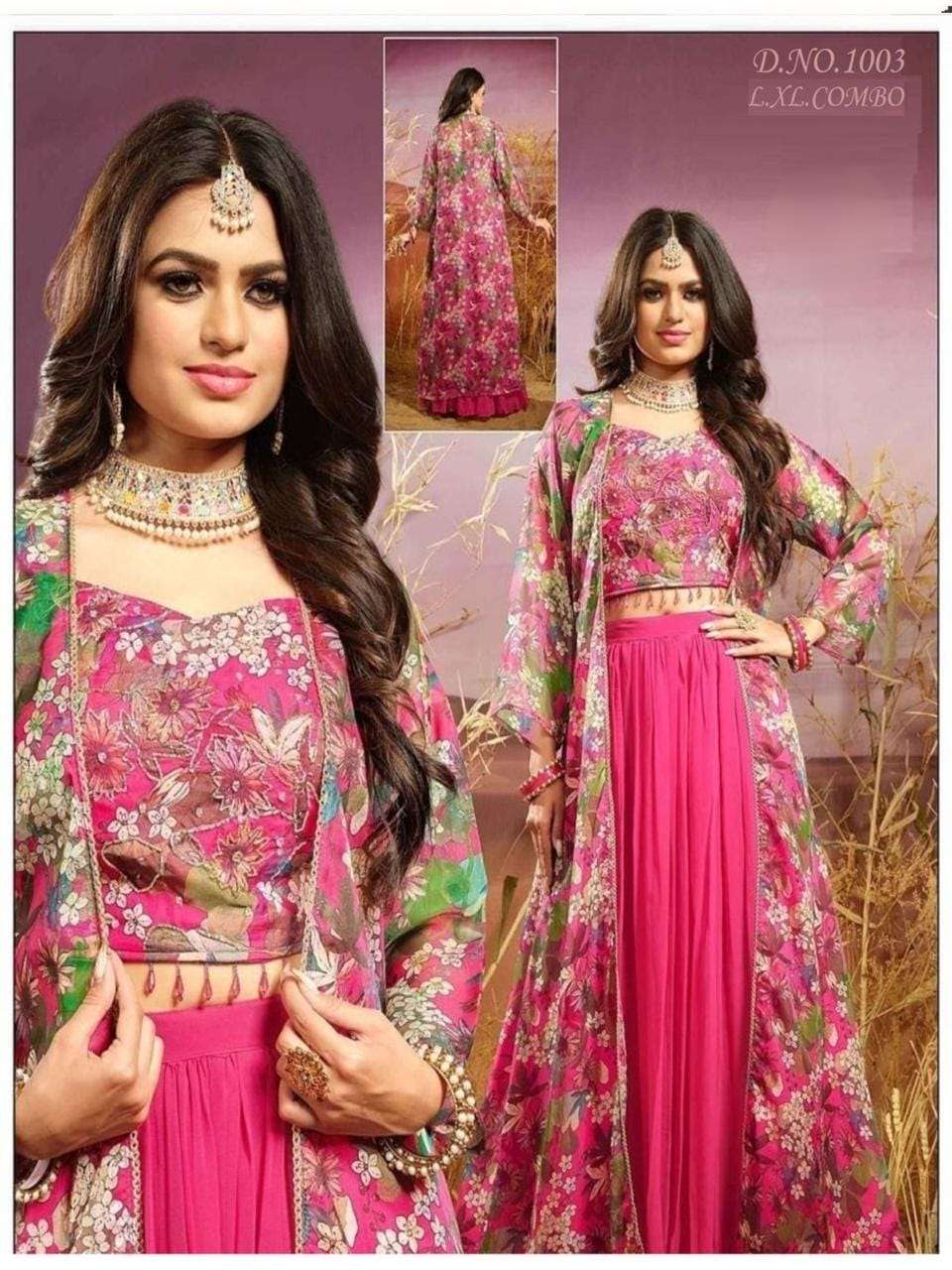 WEDDING CLOTH WESTERN BLOUSE WITH KOTHI AND PALAZZO DEALER F...