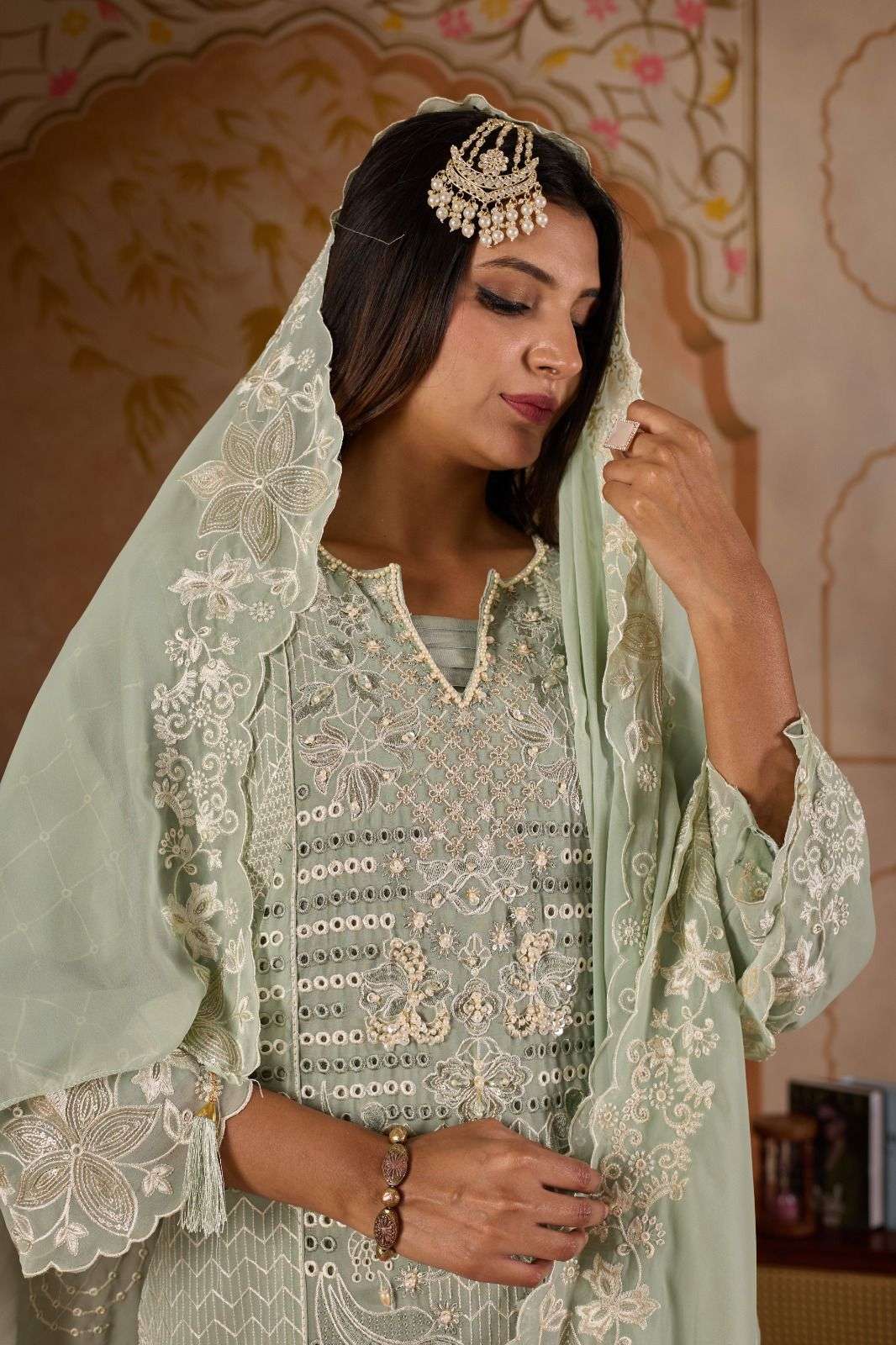 AFFAN CREATION 202 SEMI STITCHED COLLECTION HEAVY EMBROIDERY...