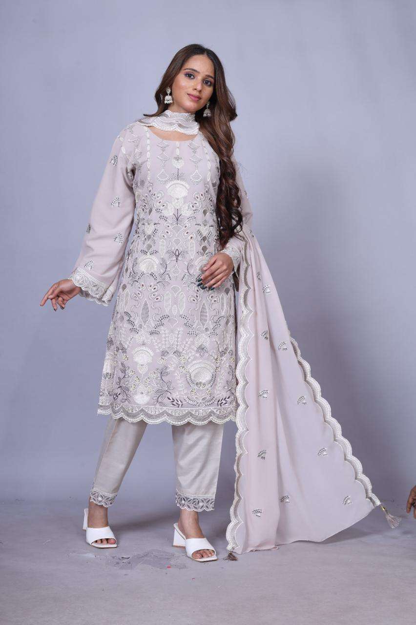 AFFAN CREATION 9071 SEMI STITCHED COLLECTION GEORGETTE WITH ...
