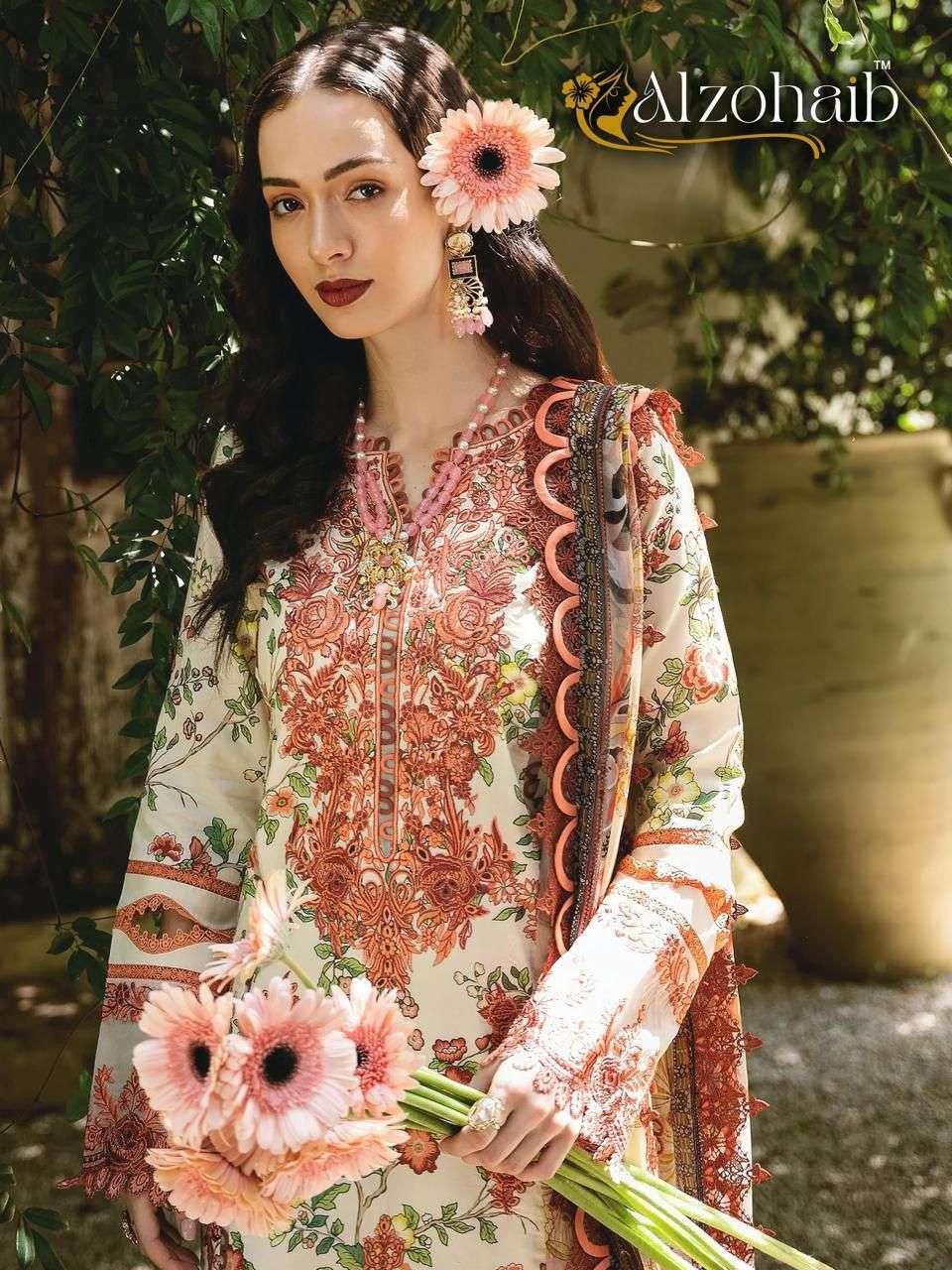 AL ZOHAIB AZ 1133 TO 1142 PURE COTTON PAKISTANI CONCEPT SUIT...
