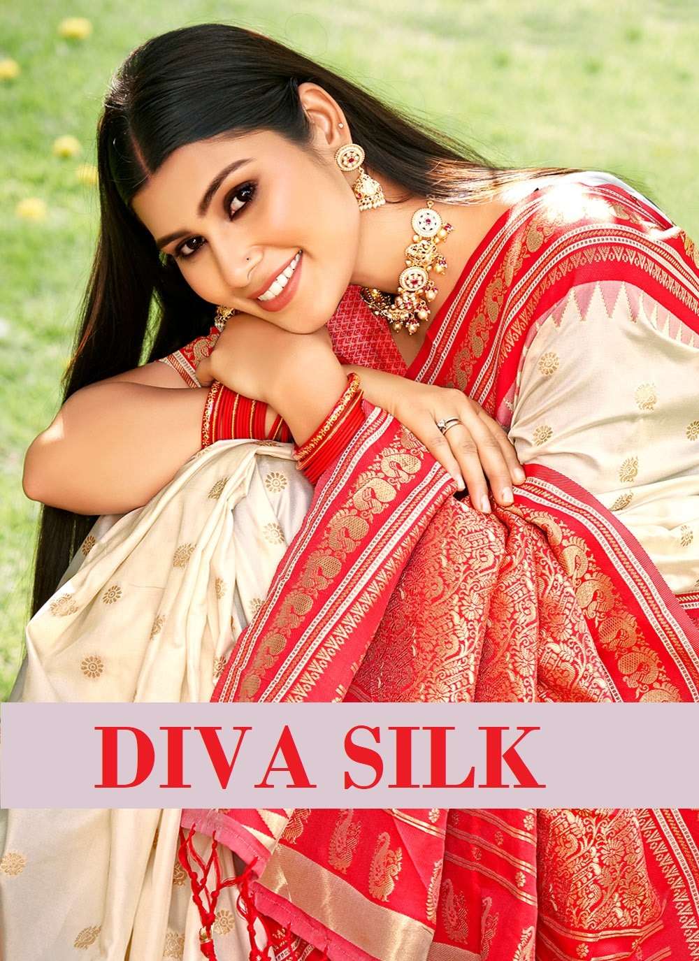 Astita Diva Silk Soft Silk With Contrast Zari Weaving Handma...