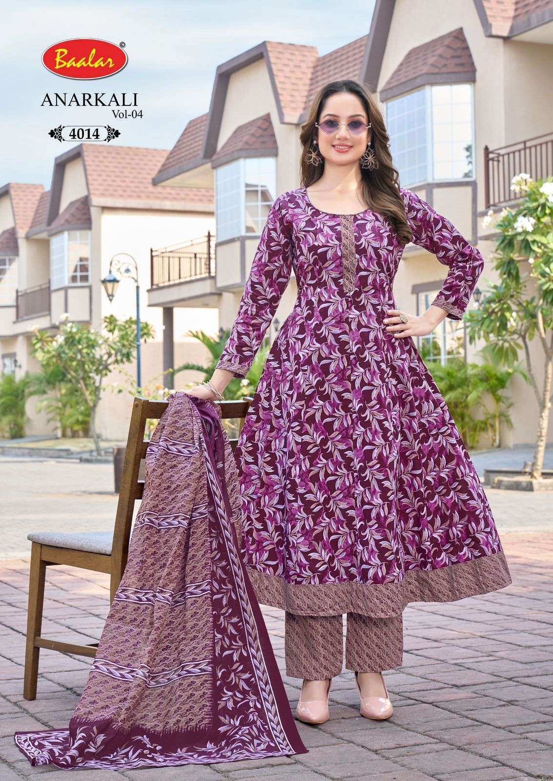 BAALAR ANARKALI VOL 4 INDIAN FASHION ANARKALI STYLE KURTI SU...