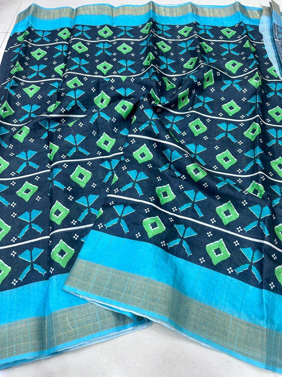 BHAGALPURI TUSSAR BHAGALPURI TUSSUE SILK WITH EXQUISITE AND ...