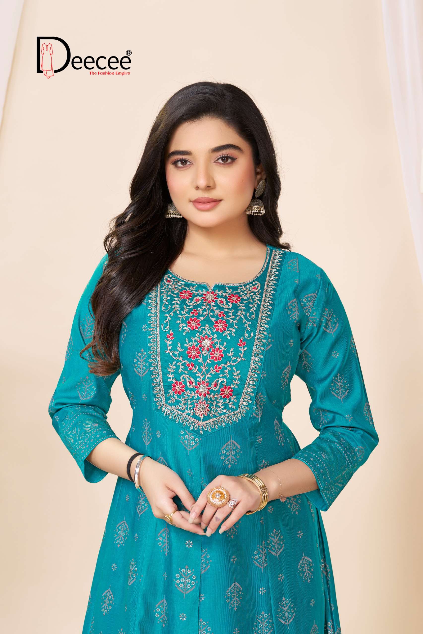DEECEE AARZOO GODWAL FLARED KURTI TRADITIONAL LOOK RESELLER ...