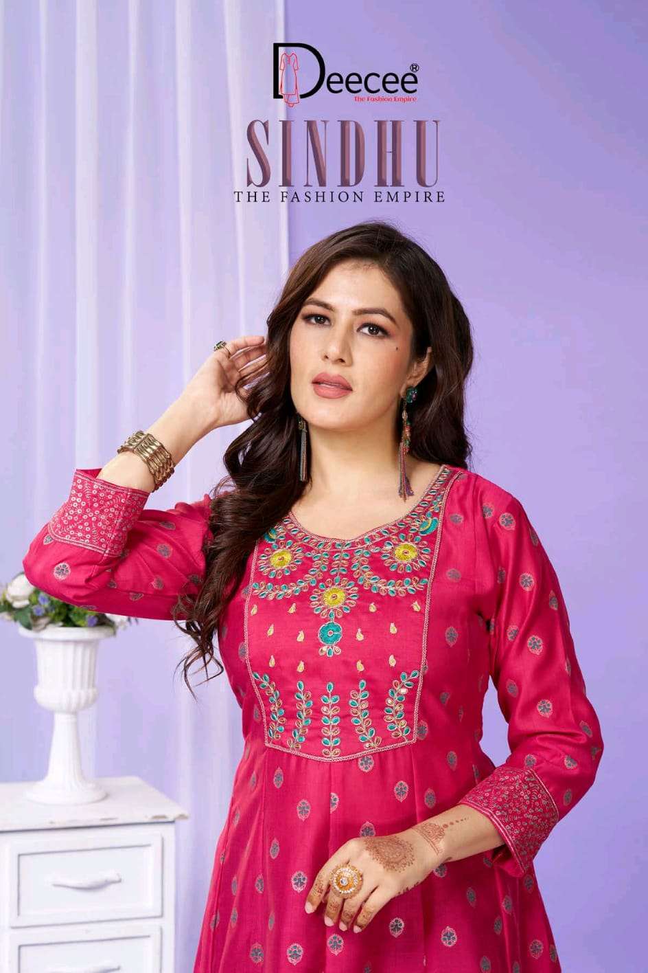 DEECEE SINDHU READYMADE PREMIUM CATALOGUE KALI STYLE FLARED ...