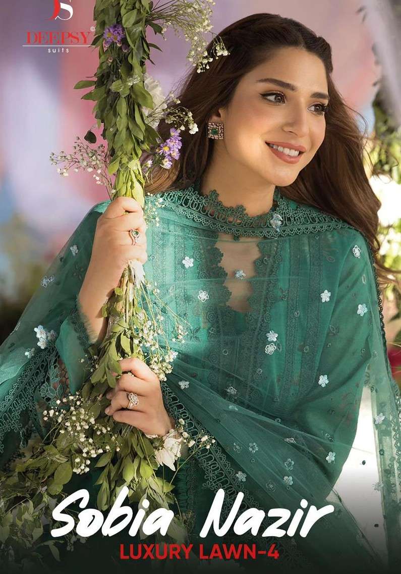DEEPSY SUITS SOBIA NAZIR LAWN 25 VOL 4 ACTRESS PAKISTANI OUT...
