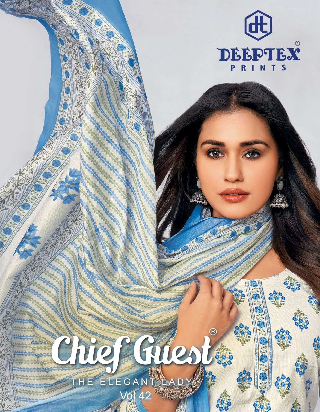 DEEPTEX CHIEF GUEST VOL 42 SUMMER COMFORT COTTON SALWAR SUIT...
