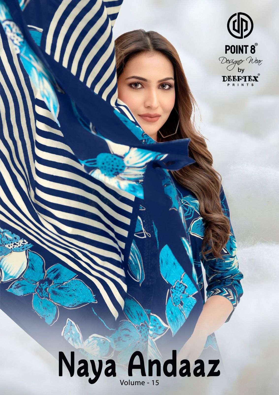 DEEPTEX NAYA ANDAAZ VOL 15 COTTON PRINT EMBROIDERY SALWAR SU...
