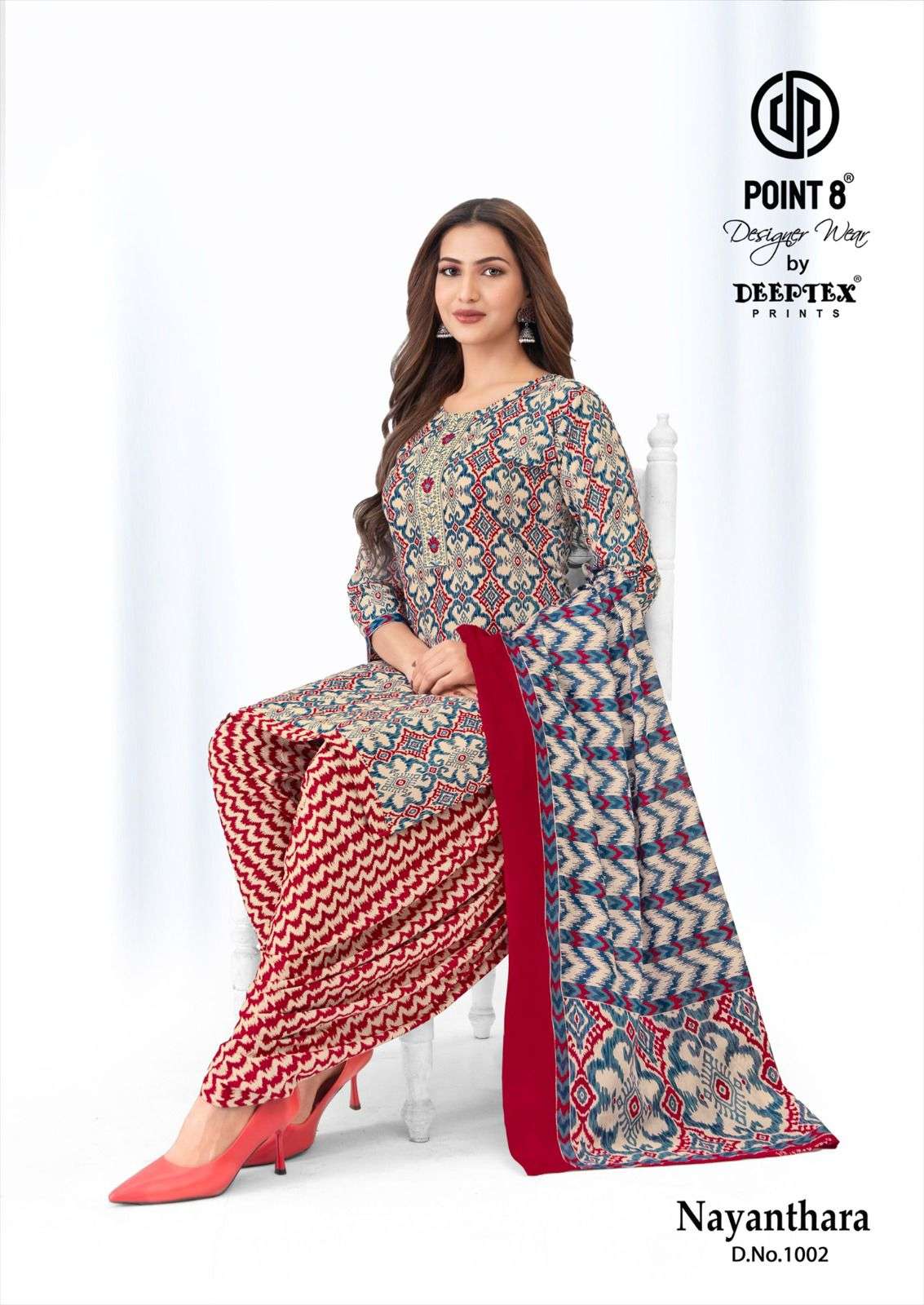 DEEPTEX NAYANTHARA VOL 10 SUMMER READYMADE COTTON PRINTED PA...