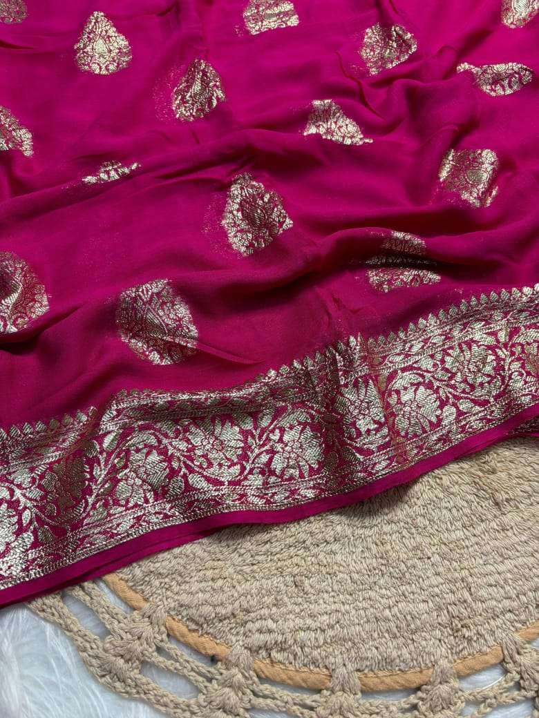 Dn butta Viscose Georgette fabric grace in every fold regula...