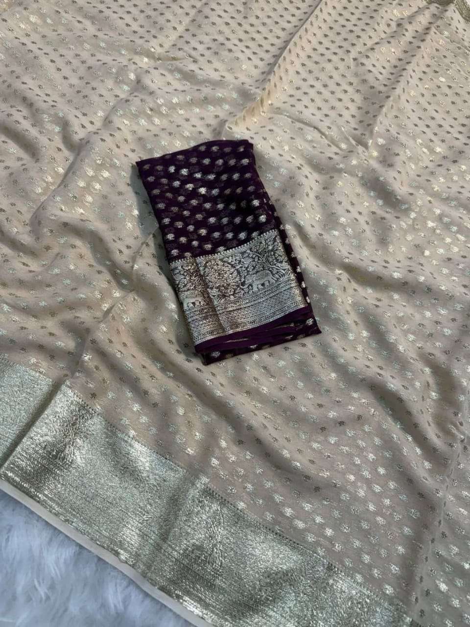 DN HATHI BUNDI SPECIAL ELEGANCE EXQUISITE COLLECTION SAREE W...