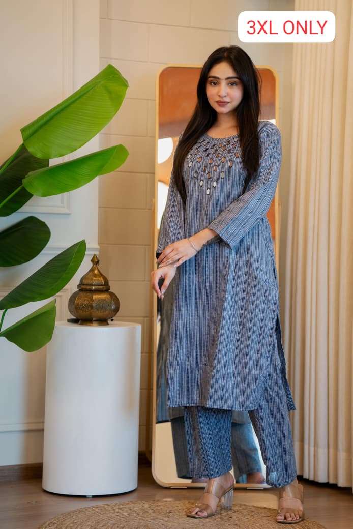 FESTIVAL SPECIAL KURTI PLAZZO TYPE NECK DESIGN CORD SET DEAL...
