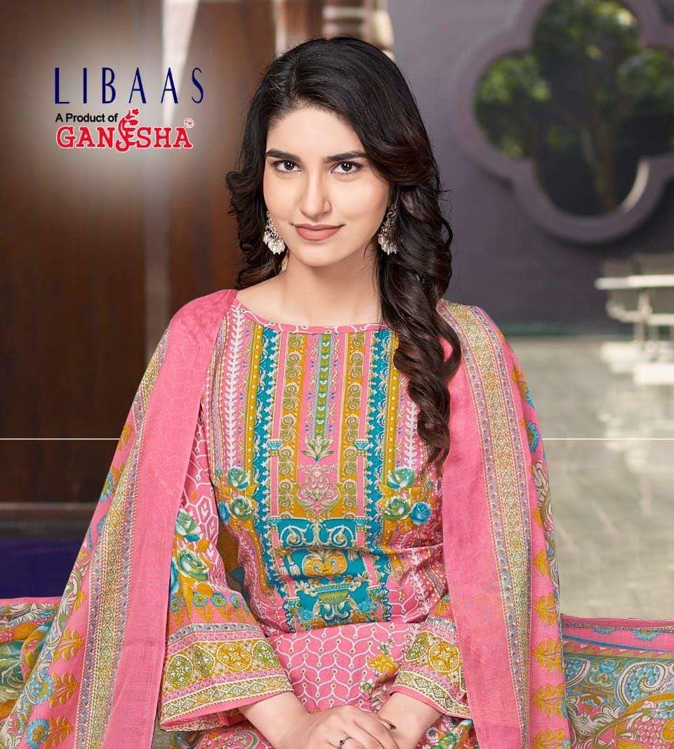GANESHA LIBAAS VOL 5 COTTON DIGITAL JAIPUR PRINT SUIT FOR LA...