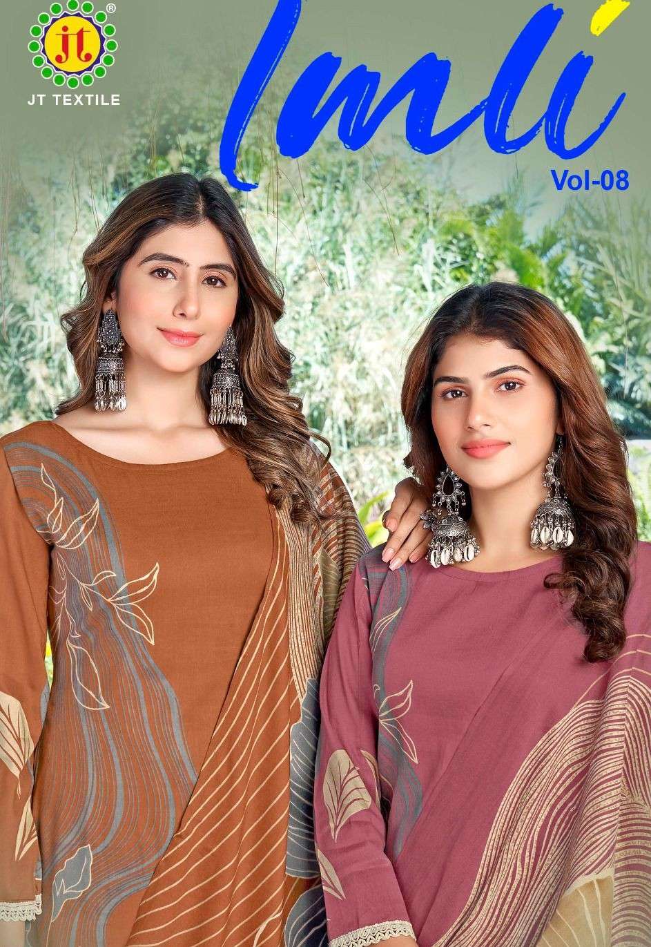 JAMATMAL IMLI VOL 8 UNIQUE CLOTHING RAYON FLORAL PRINT SALWA...