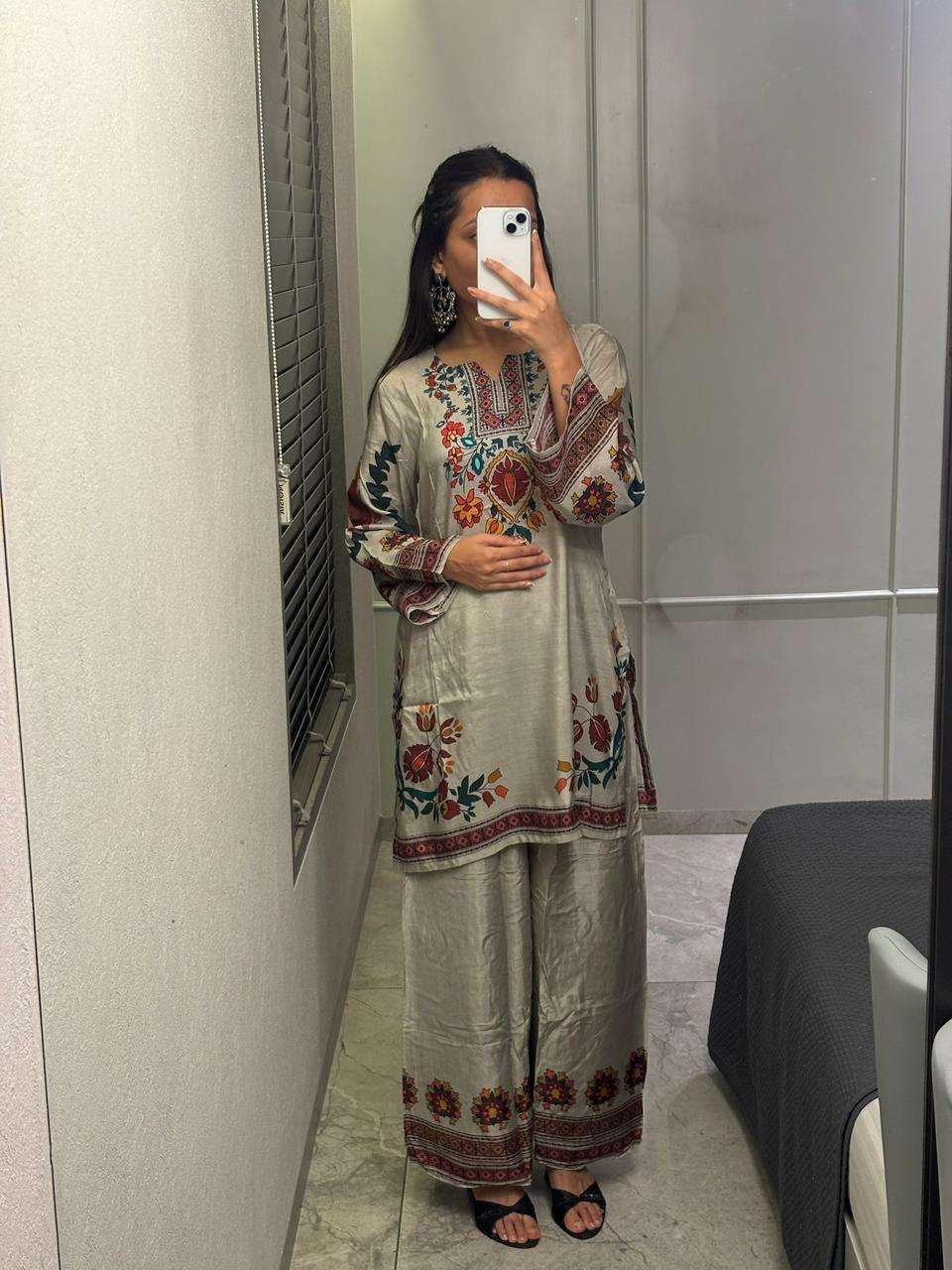 K LIFESTYLE KASHMIRI STYLE DIGITAL PRINTED CORD SET FOR GIRL...