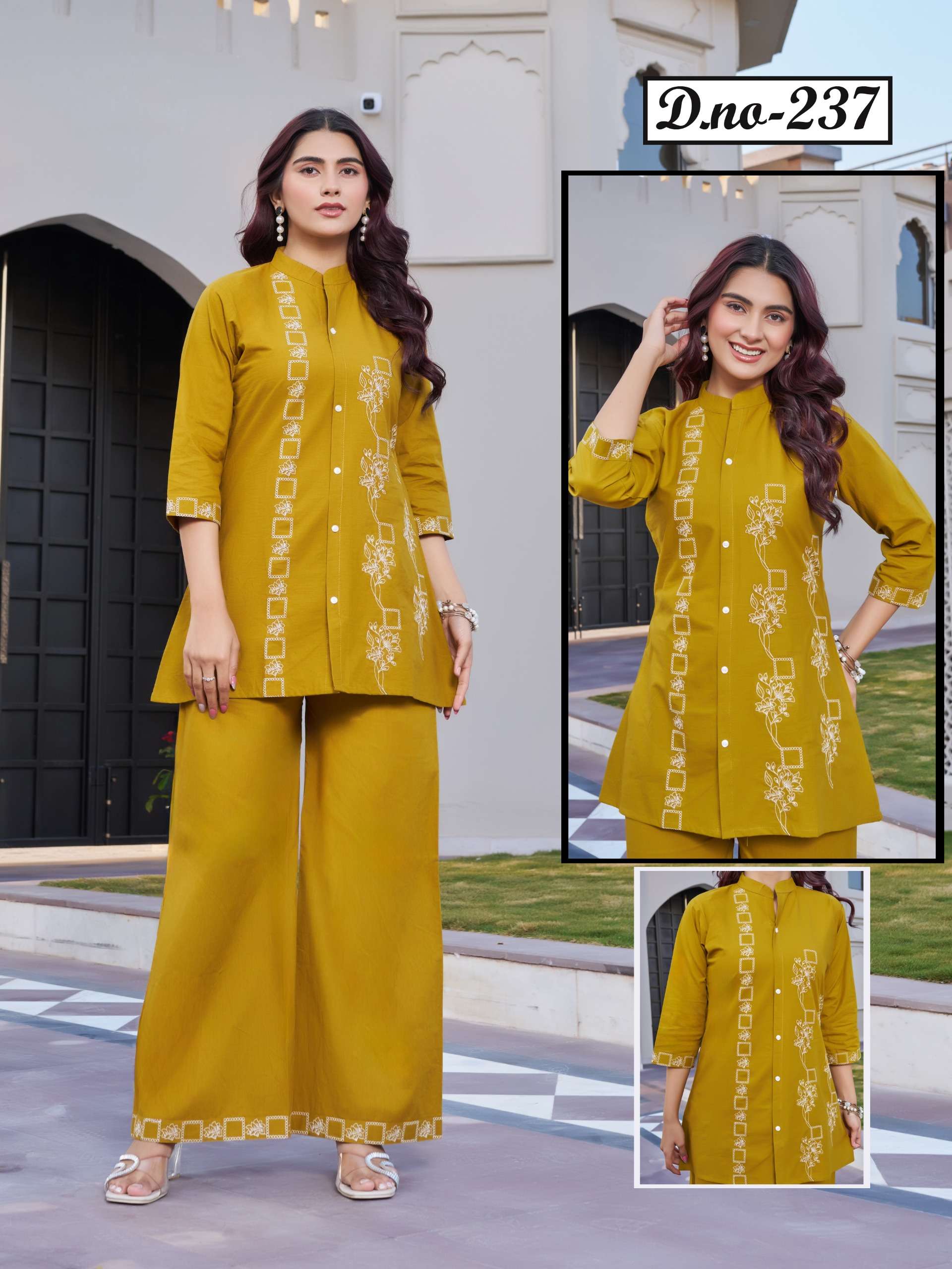 KADLEE FASHION 236 & 237 DHABU COTTON DESIGNER CORD SET GIRL...
