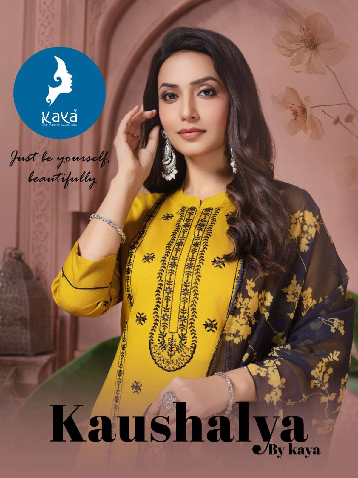 KAYA KAUSHALYA READYMADE ATTRACTIVE MOTI WORK SALWAR SUIT DE...