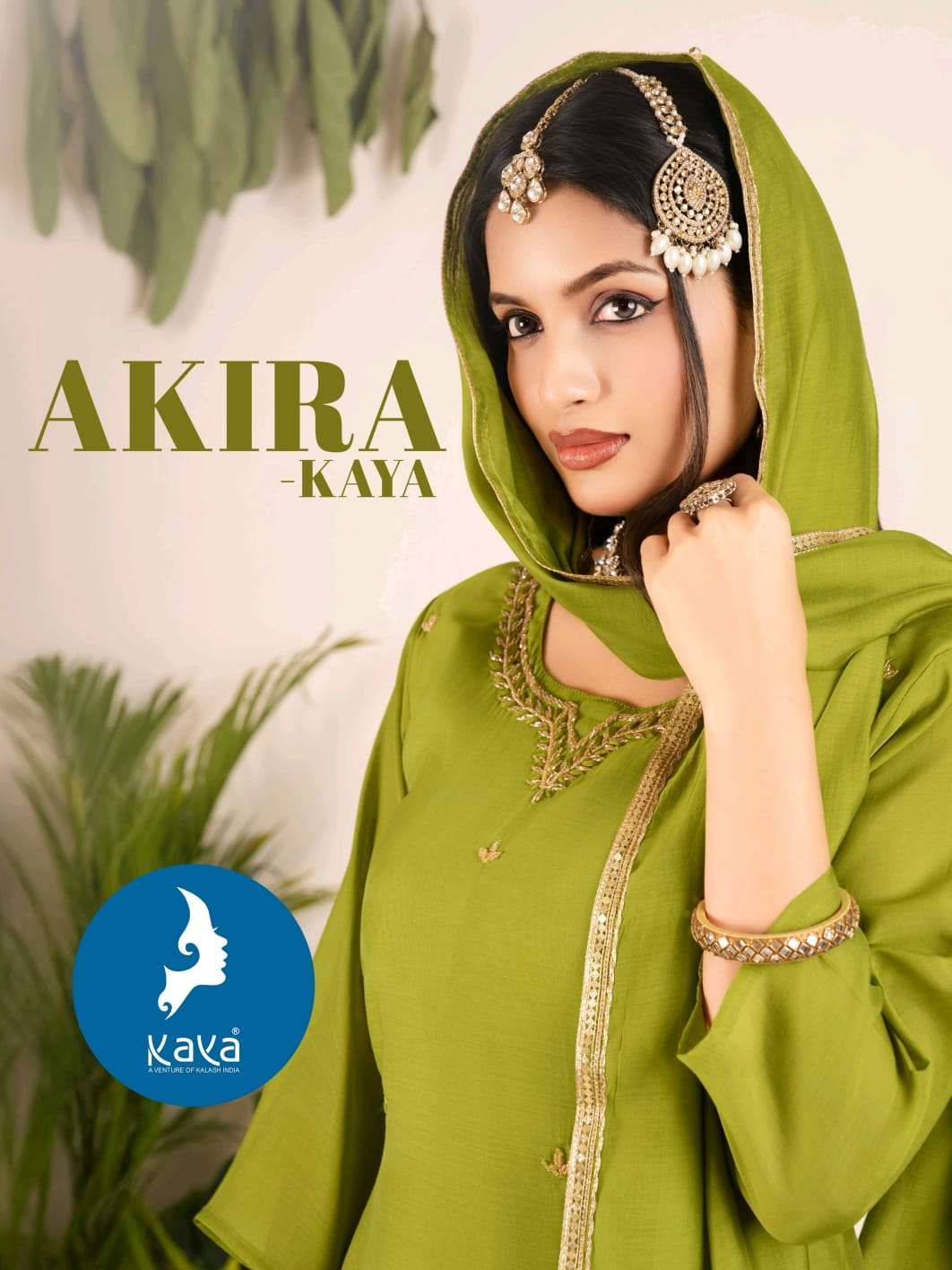 KAYA KURTIS AKIRA ATTRACIVE FUNCTION SALWAR SUIT STITCHED RE...