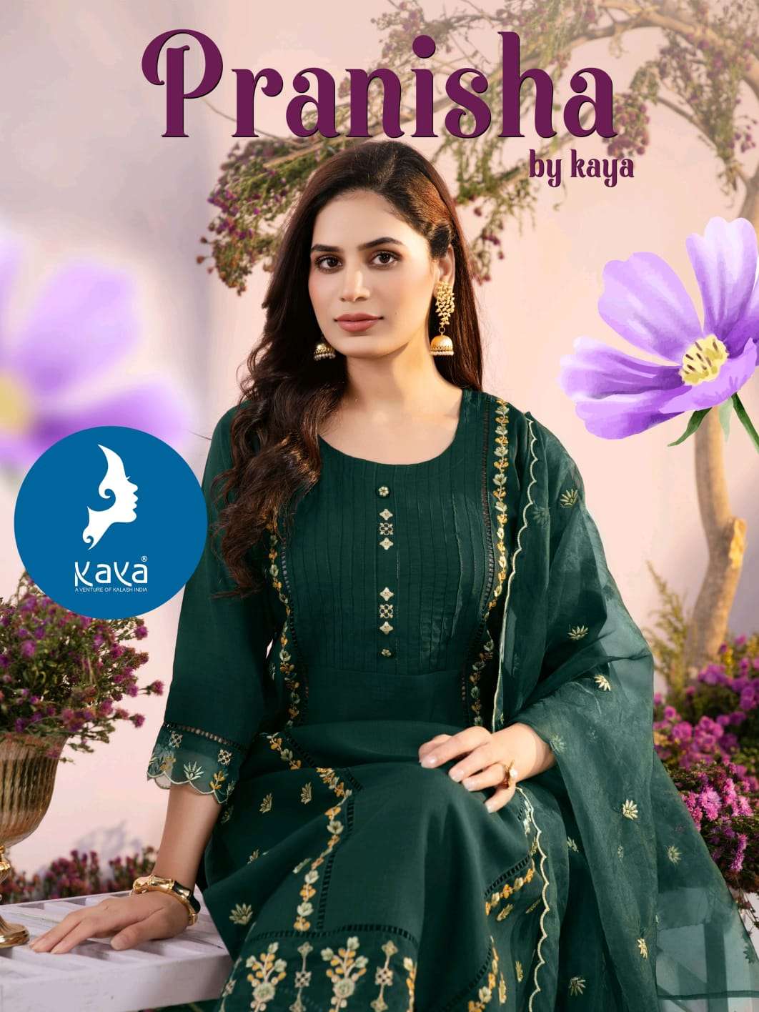 KAYA KURTIS PRANISHA READYMADE FUNCTION LOOK SUIT LADIES RES...