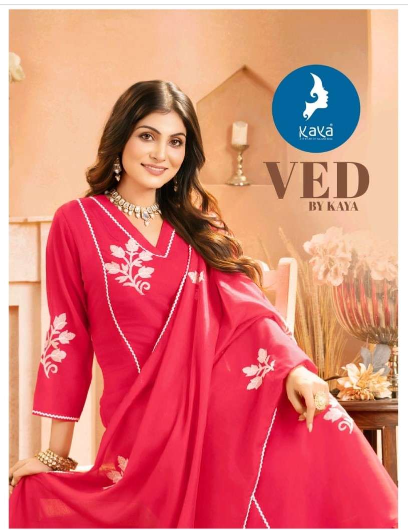 KAYA KURTIS VED READYMADE FESTIVAL SALWAR SUIT COLLECTION RE...