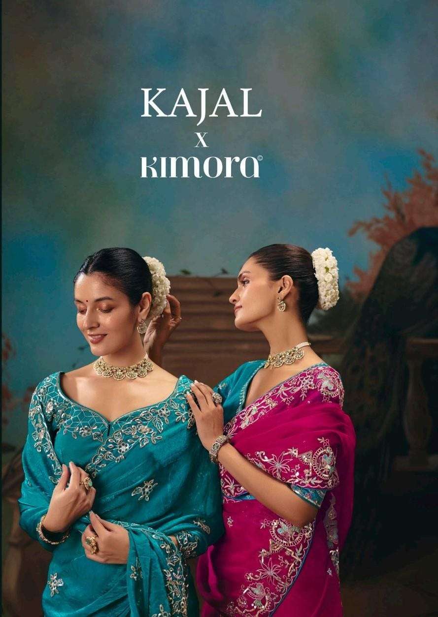 Kimora Kajal Vol 18 Fancy Based Work Border & Body Rich Styl...