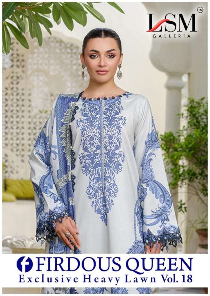 LSM FIRDOUS QUEEN VOL 18 READYMADE PAKISTANI KURTI SUIT INDI...