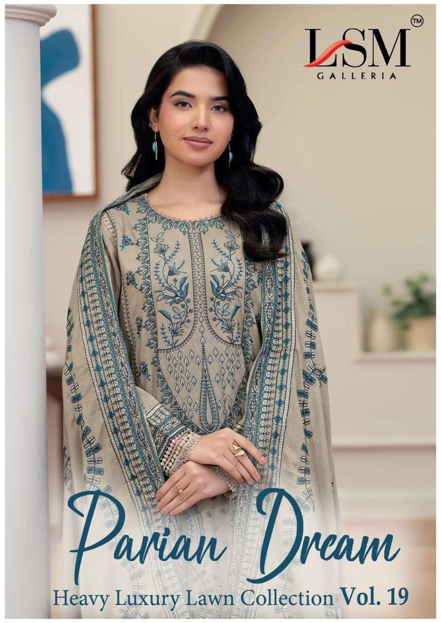 LSM PARIAN DREAM VOL 19 READYMADE KARACHI LAWN PRINT PAKISTA...