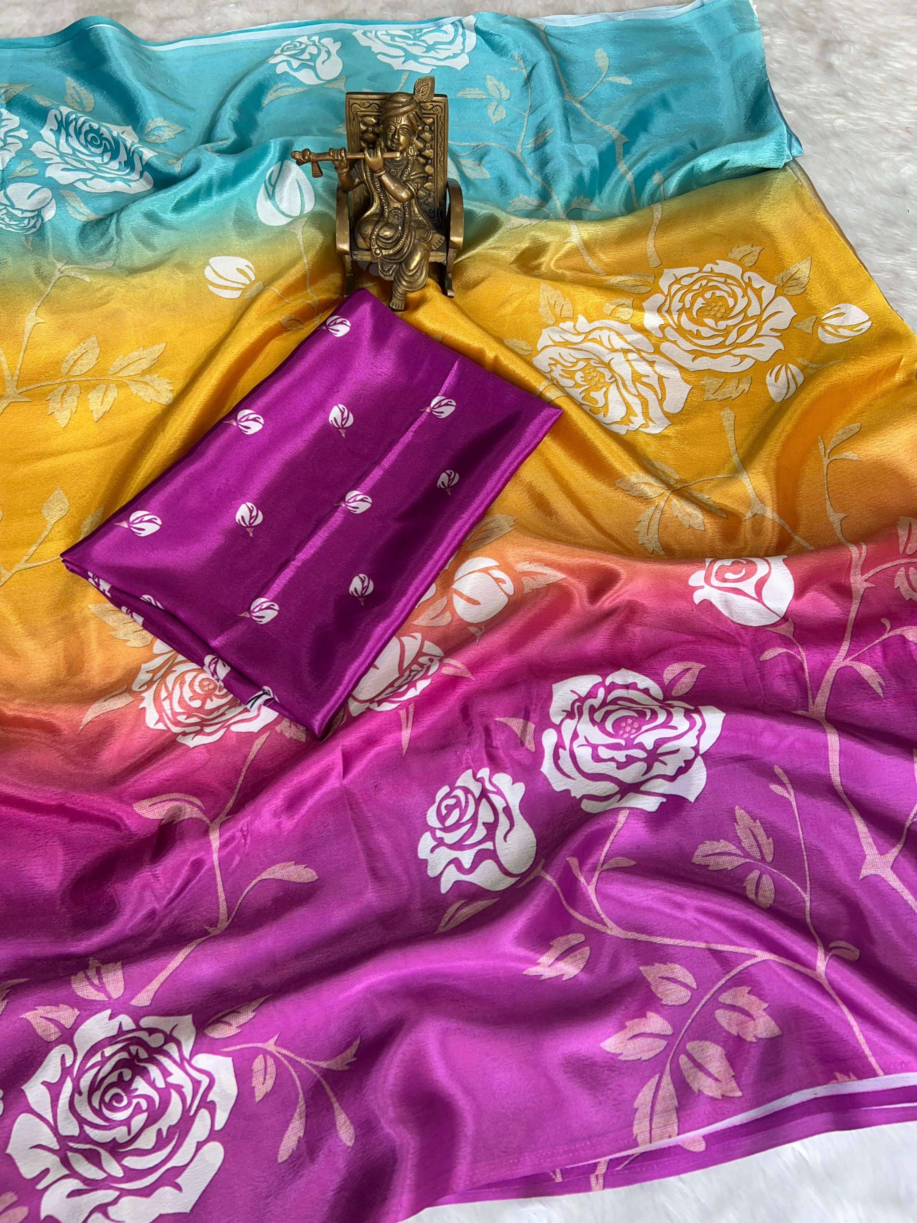 Lustro Soft Silk Fabric With Joyful colour And Restful Mater...