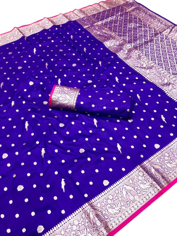  Maher Symphony Pure Soft Banarasi Silk Classic Woman Saree ...