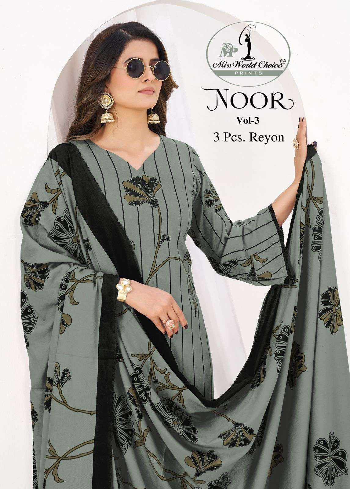 MISS WORLD CHOICE NOOR VOL 3 BRAND QUALITY RAYON SALWAR SUIT...